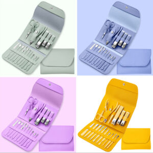 16pcs Stainless Steel Nail Cutter Tool Set